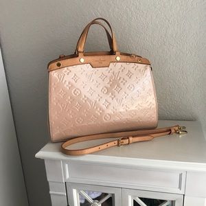 Louis Vuitton Brea MM Rose Florentin Vernis